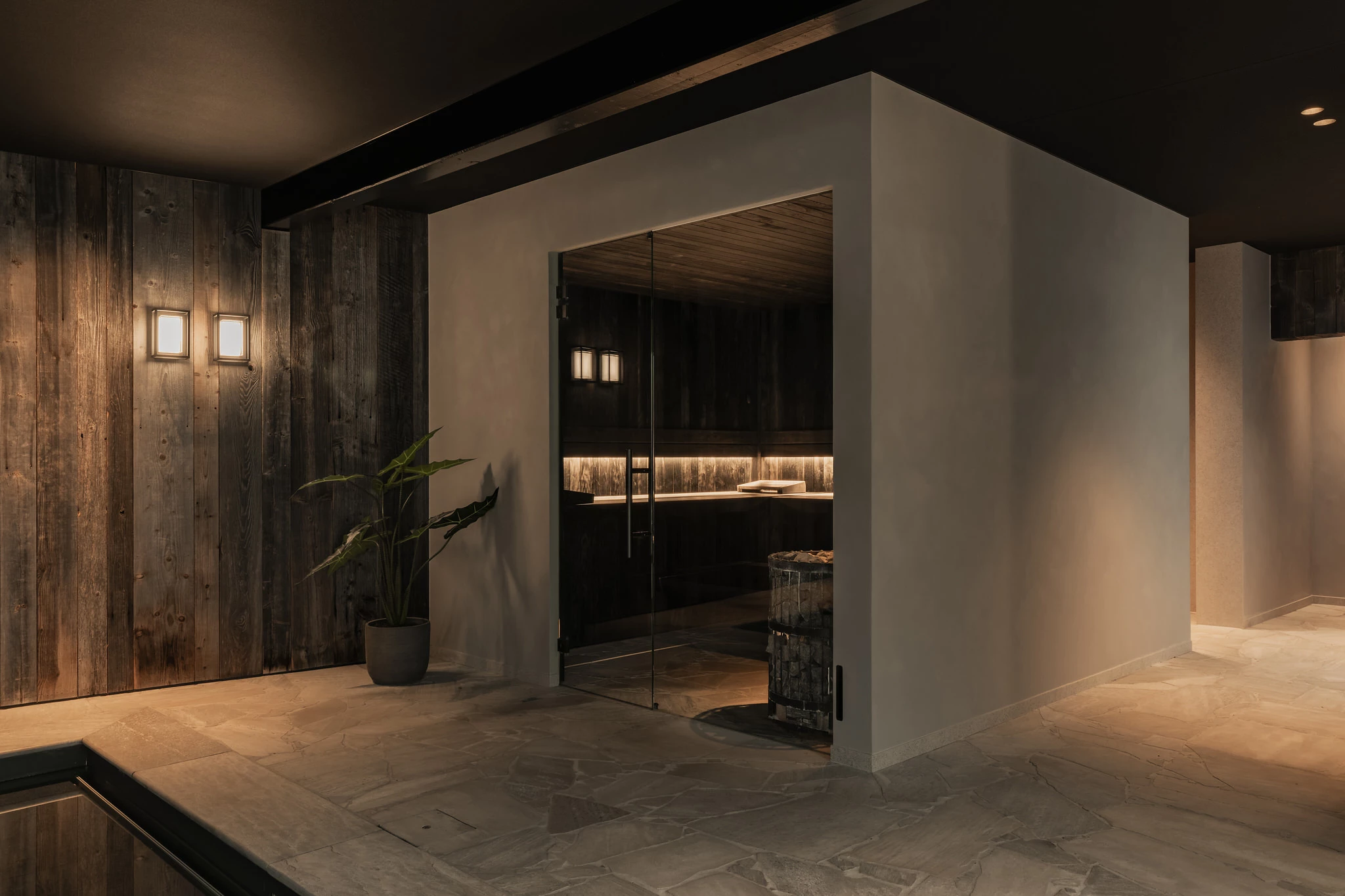 Priv&eacute; wellness met zwembad