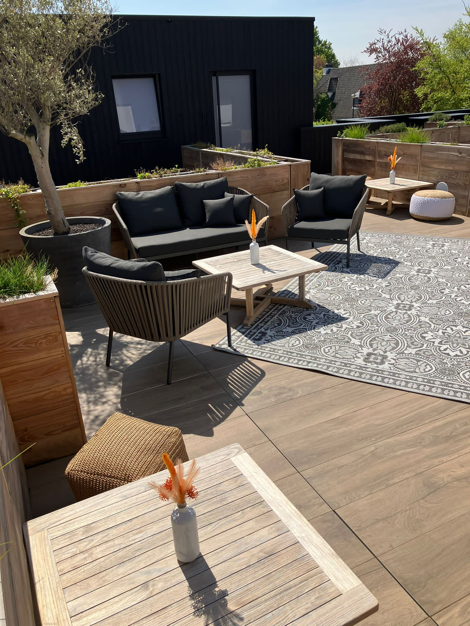 Dak terras restaurant Herenhuis Izegem