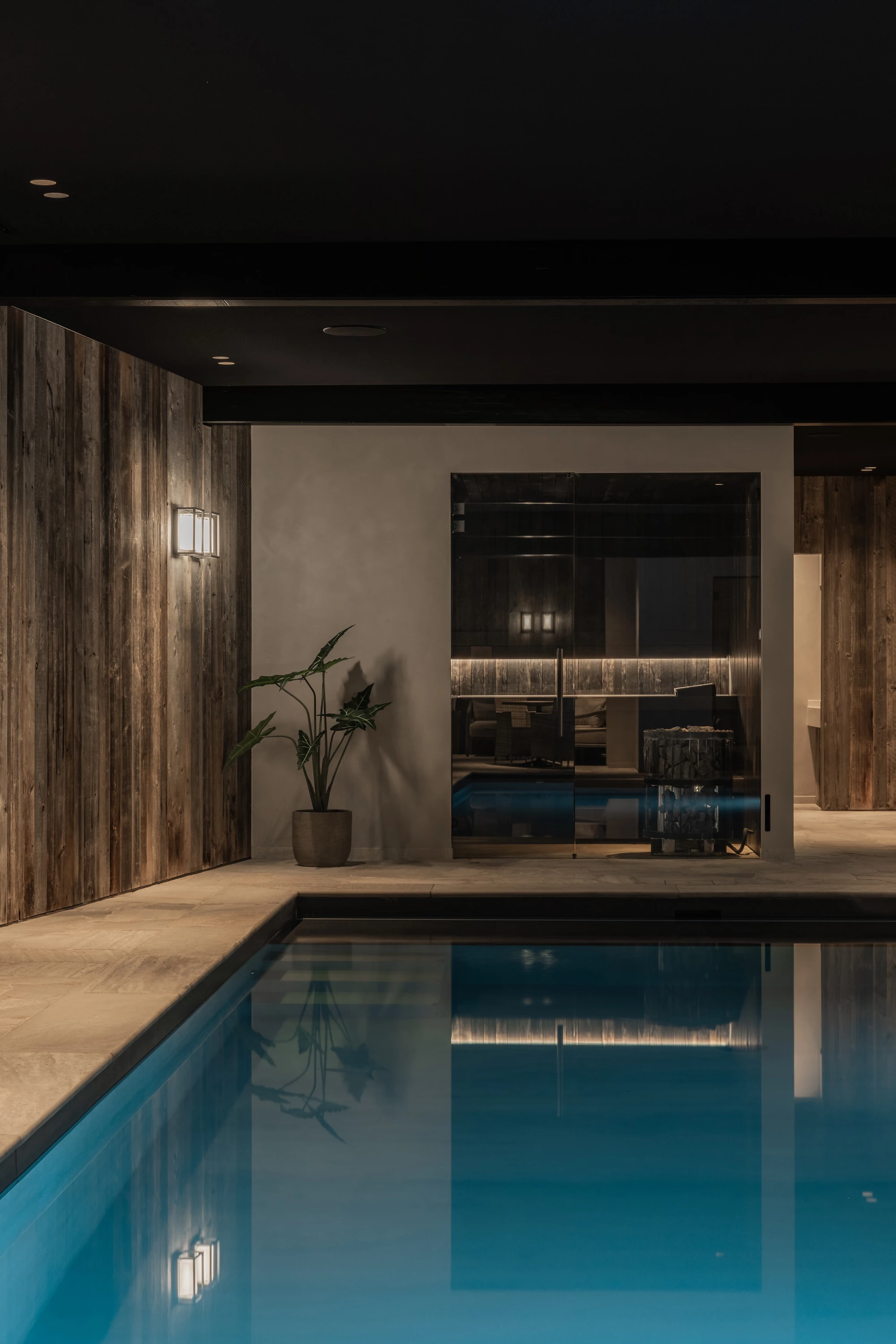 Private sauna with overnight stay
